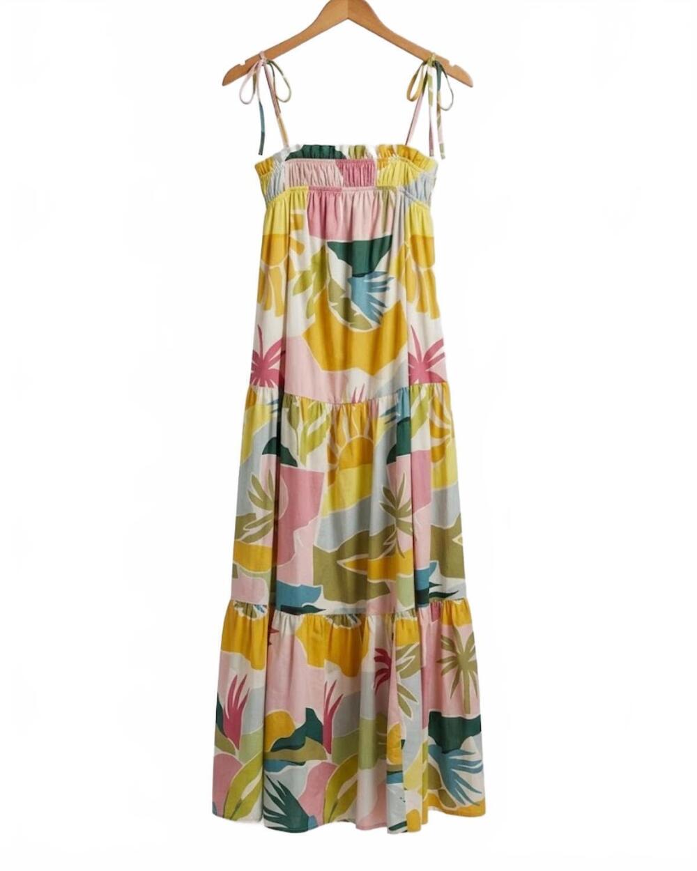 NEW PARADISA women's panacea maxi dress in yellow